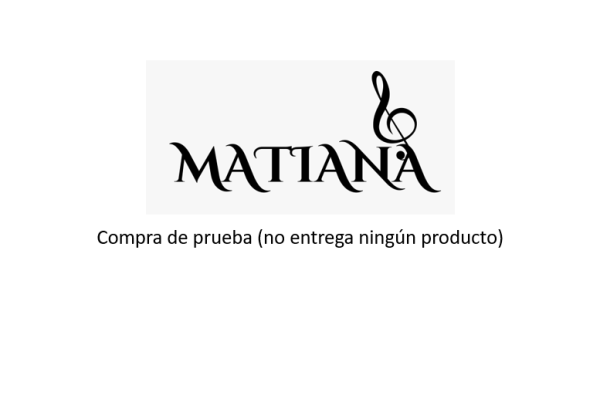 Compra de prueba (no entrega ningún producto)